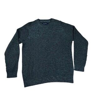 Tommy Bahama Sweater men's Size Large Dusty Blue Pullover Sweatshirt 100% Cotton